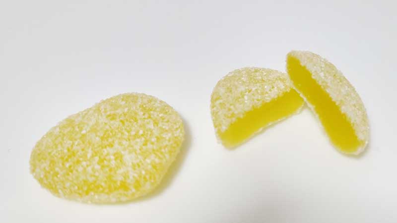 ピュレグミ-レモン味断面図